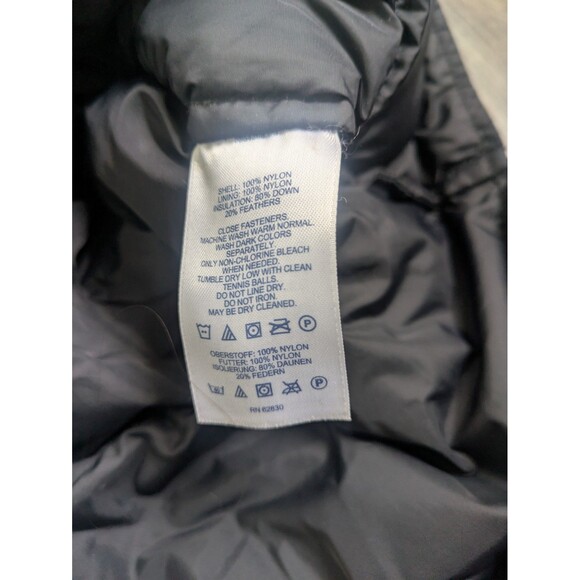 Lands End Goose Down Puffer Vest Men's XL (46-48) Black Snap Pockets Outdoor - Picture 5 of 6